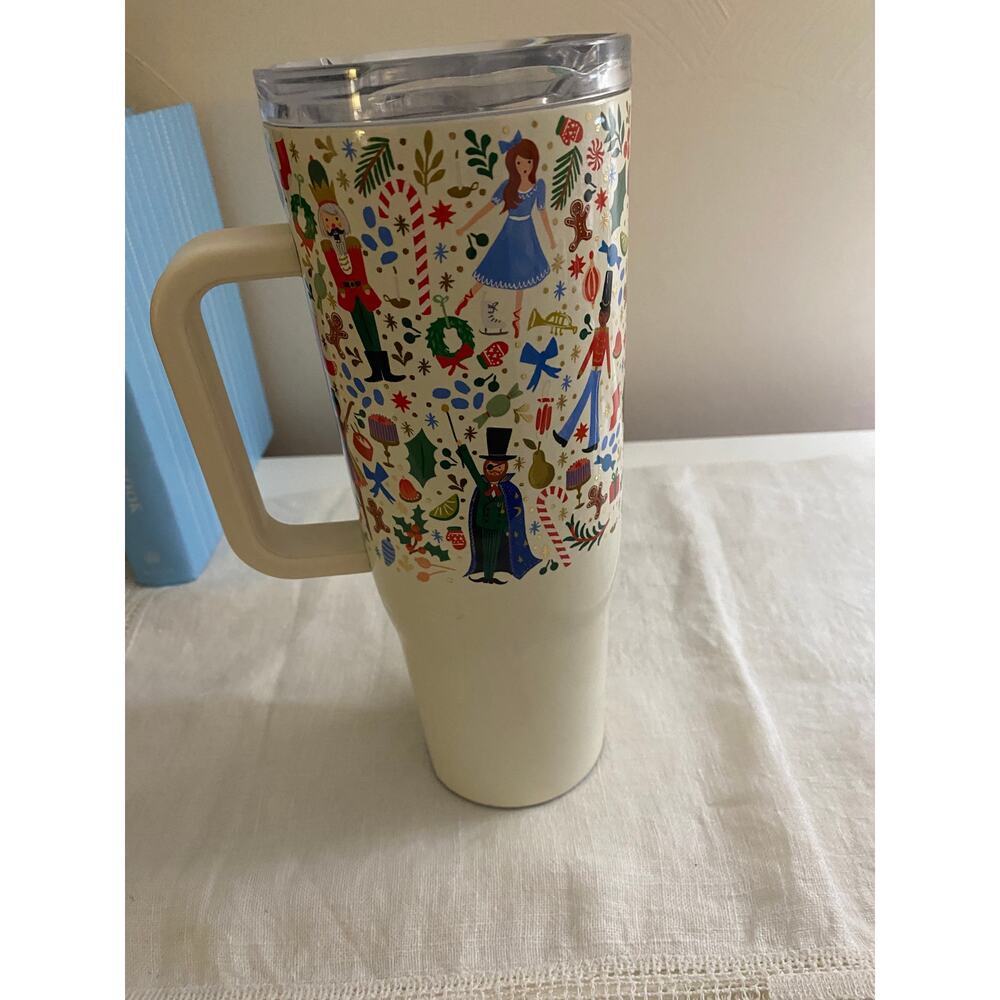 Rifle Paper Co Corkicle Nutcracker cup